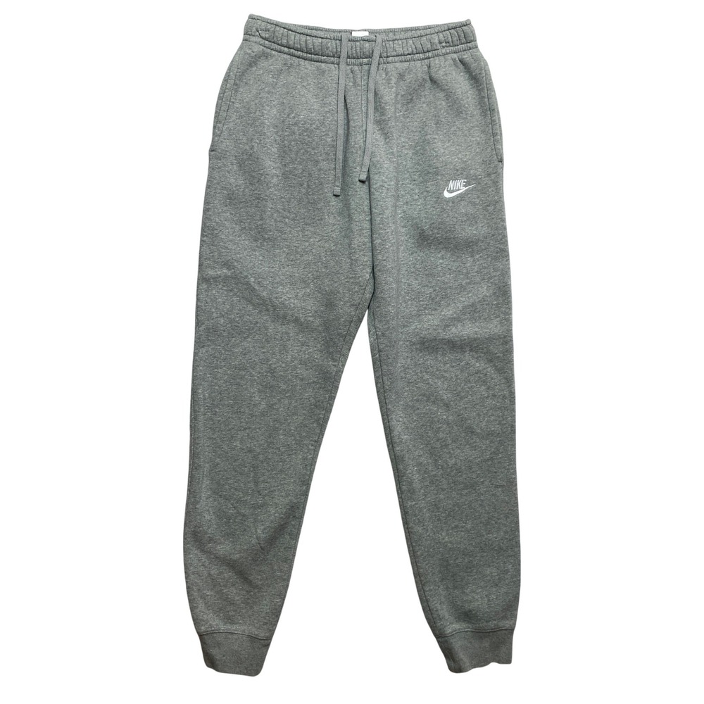 Nike Joggers Mens Small Gray Sportswear Club Fleece Tapered Sweatpants